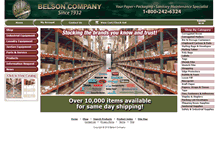 Tablet Screenshot of belsonco.com